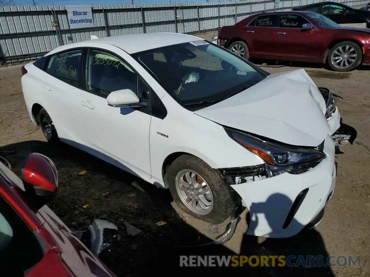 4 Photograph of a damaged car JTDKAMFUXM3150371 TOYOTA PRIUS 2021