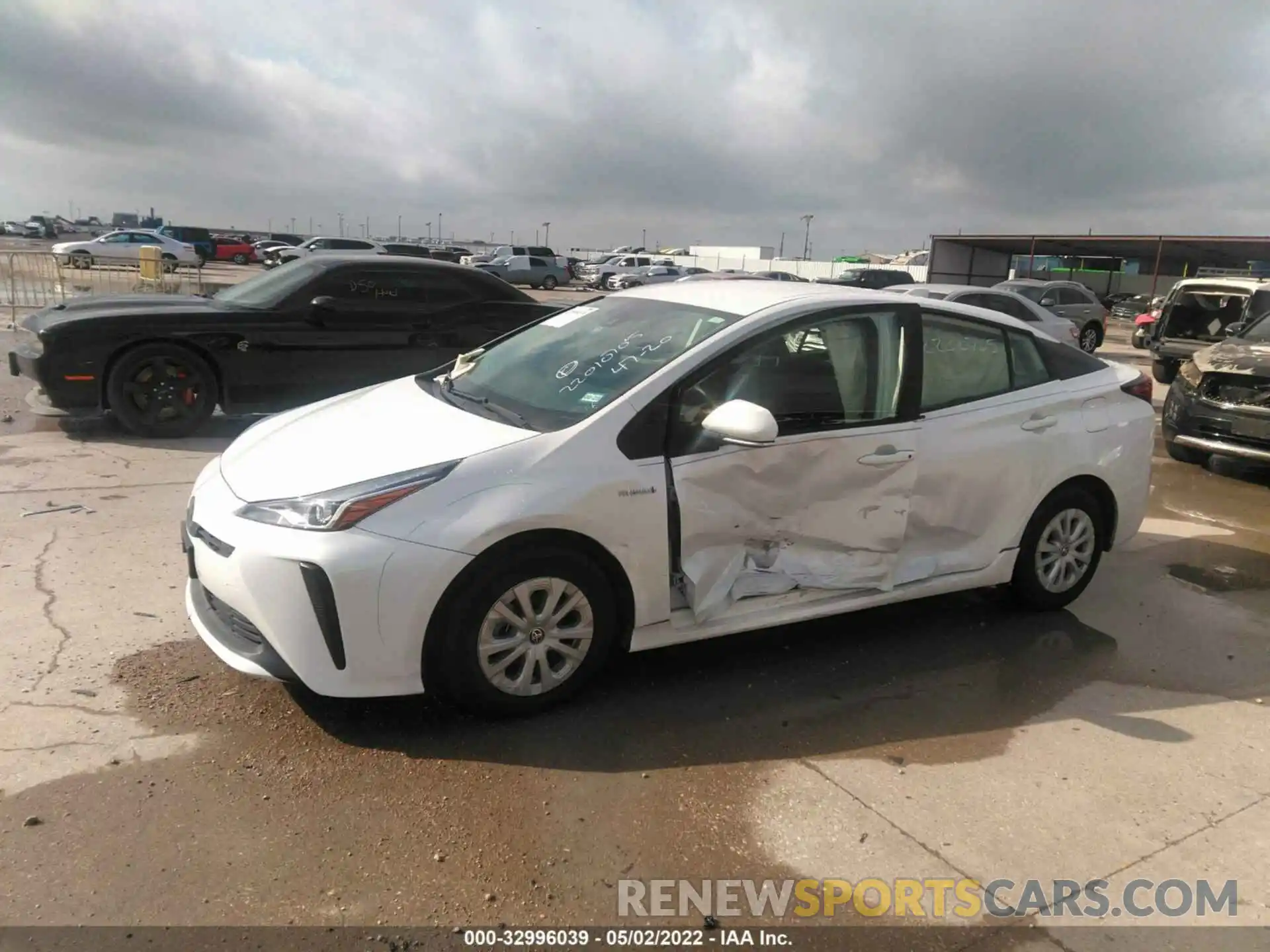 2 Photograph of a damaged car JTDKAMFUXM3151844 TOYOTA PRIUS 2021