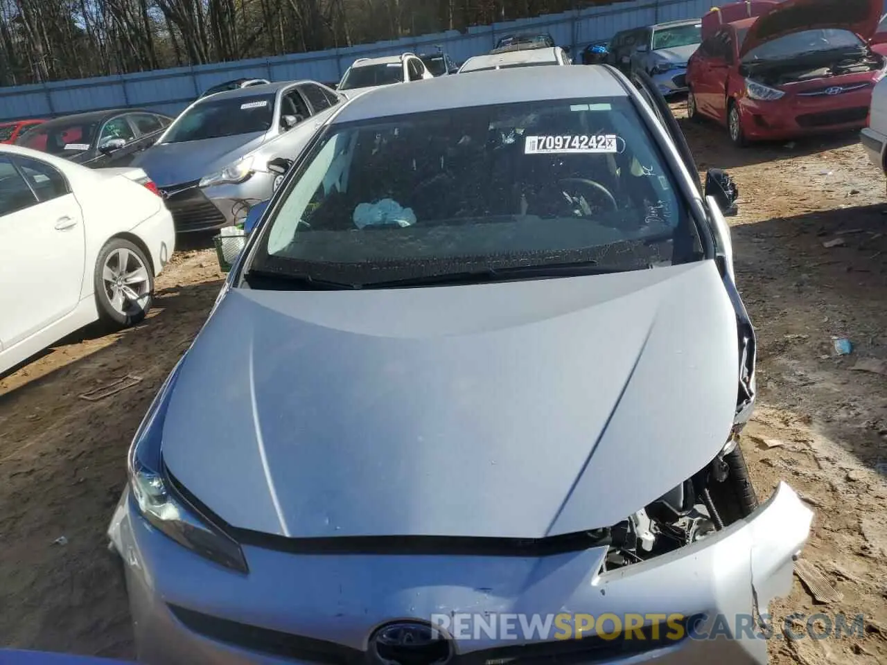5 Photograph of a damaged car JTDKAMFUXM3153061 TOYOTA PRIUS 2021