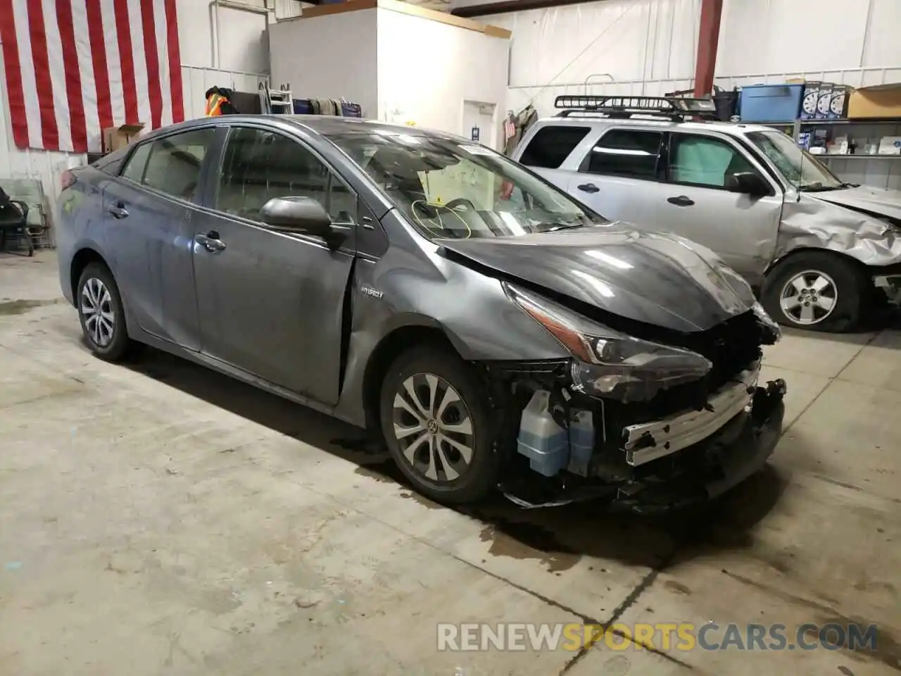 1 Photograph of a damaged car JTDL9MFU1M3026406 TOYOTA PRIUS 2021