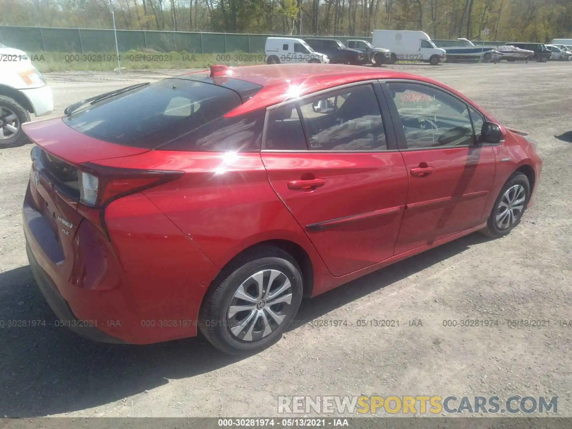 4 Photograph of a damaged car JTDL9MFU3M3023099 TOYOTA PRIUS 2021