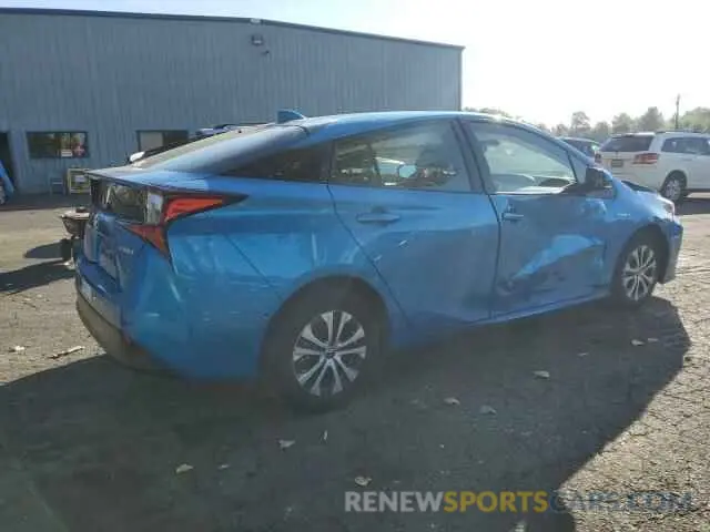 3 Photograph of a damaged car JTDL9MFU3M3023801 TOYOTA PRIUS 2021
