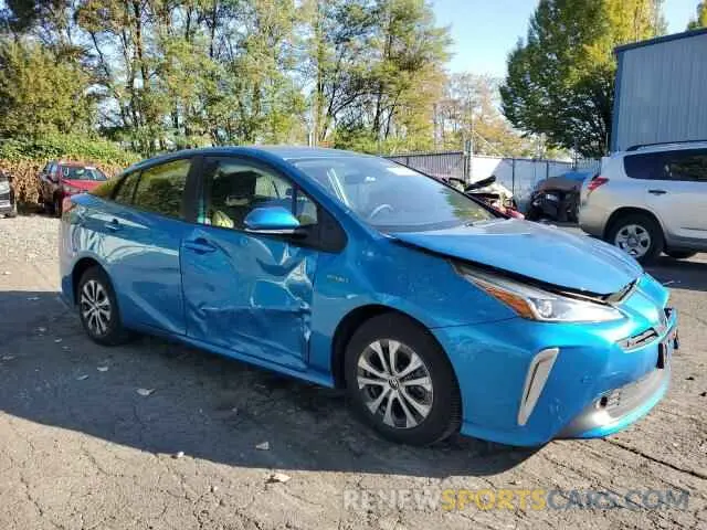 4 Photograph of a damaged car JTDL9MFU3M3023801 TOYOTA PRIUS 2021