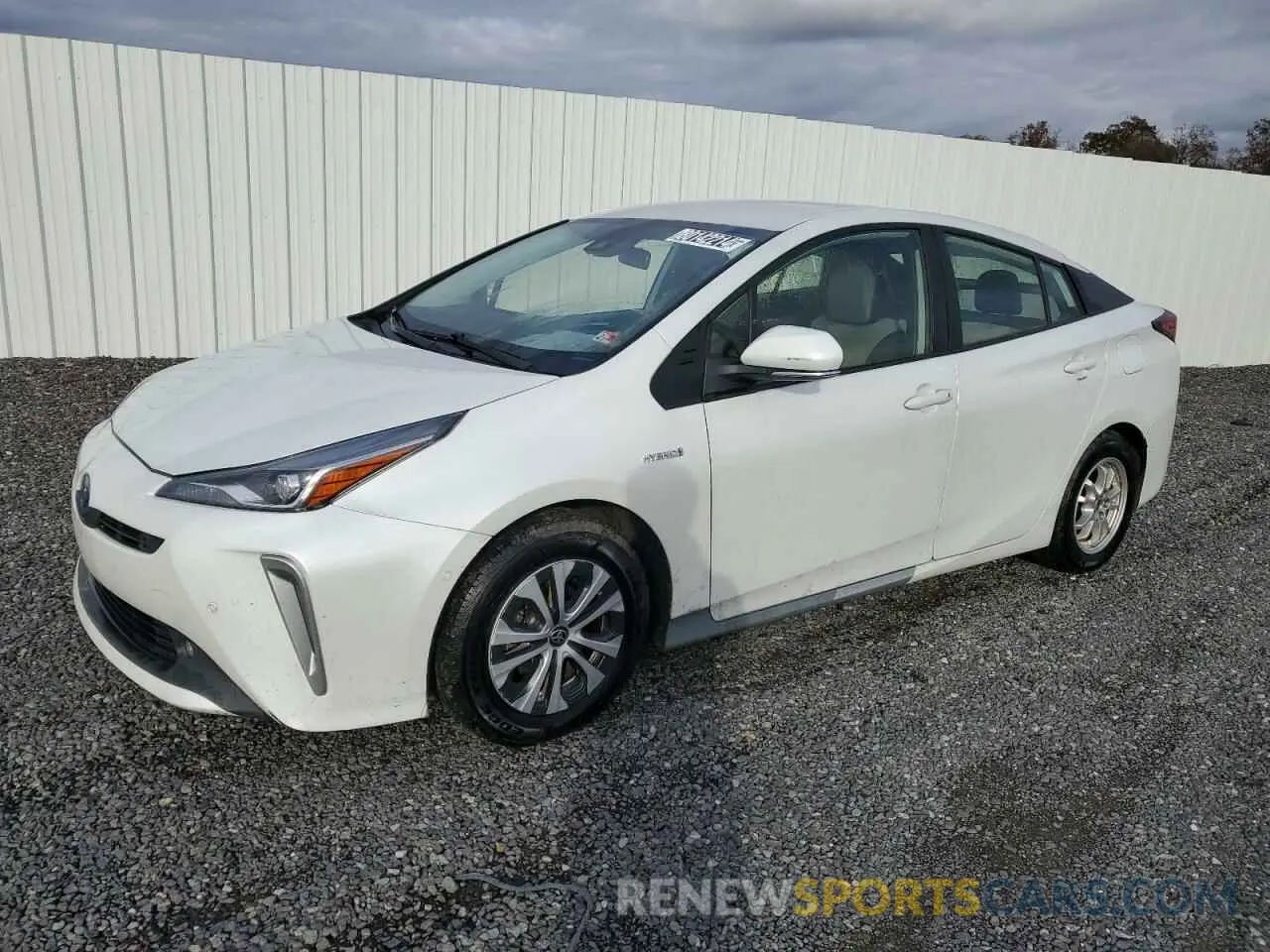 1 Photograph of a damaged car JTDL9MFU3M3026553 TOYOTA PRIUS 2021