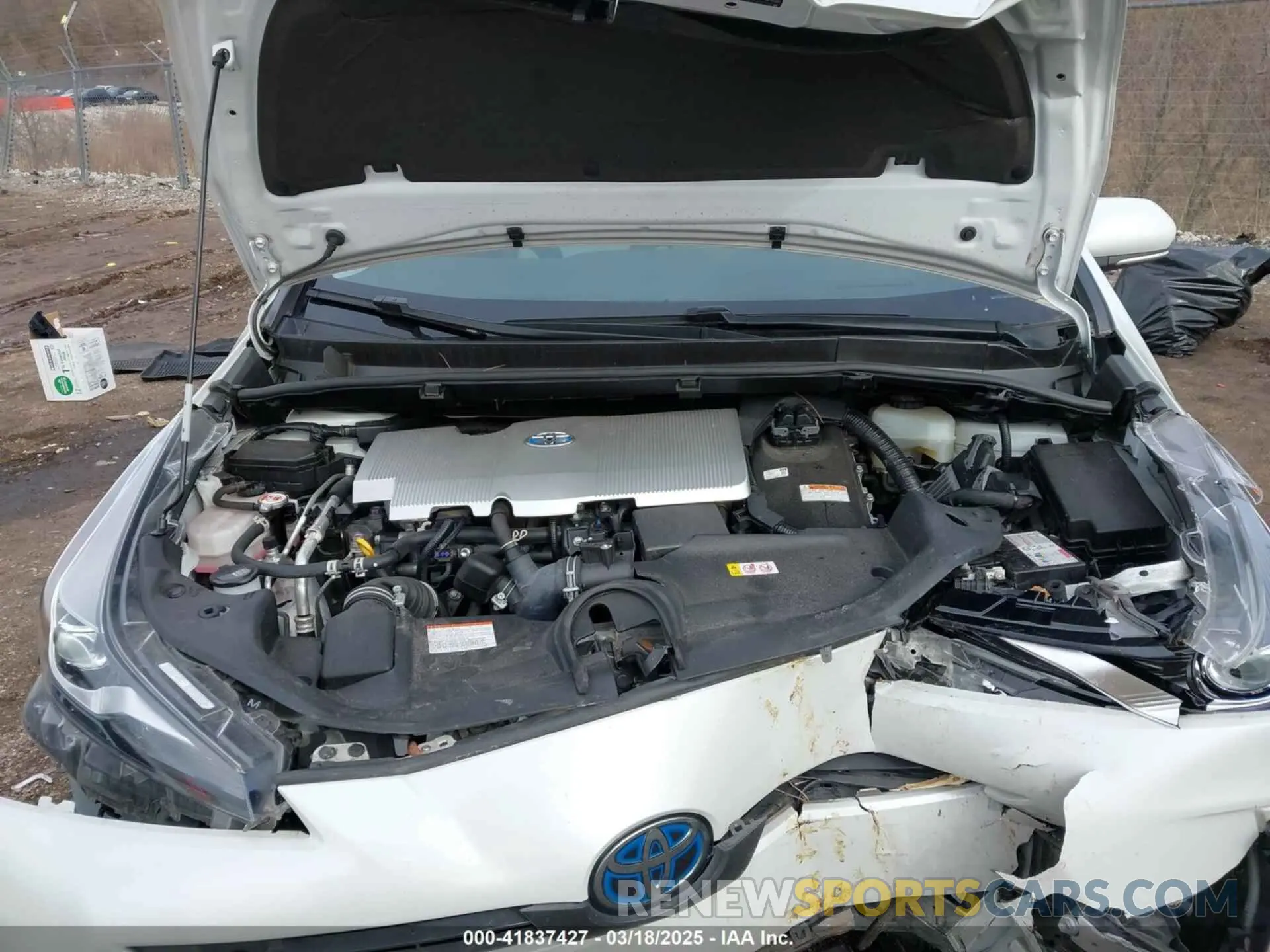 10 Photograph of a damaged car JTDL9MFU3M3030604 TOYOTA PRIUS 2021