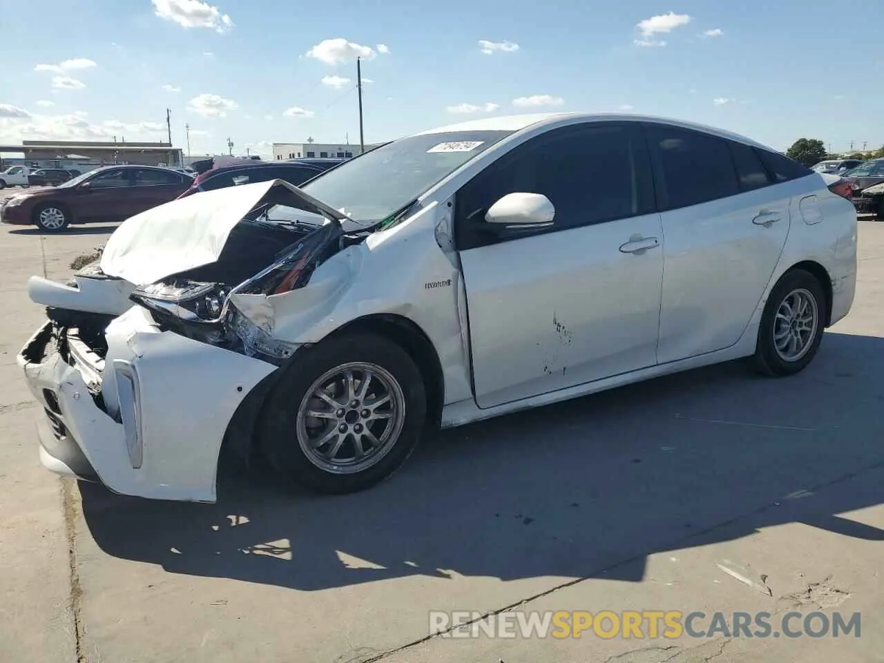 1 Photograph of a damaged car JTDL9MFU3M3031137 TOYOTA PRIUS 2021
