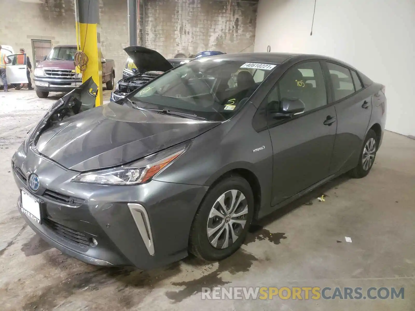 2 Photograph of a damaged car JTDL9MFU4M3027629 TOYOTA PRIUS 2021