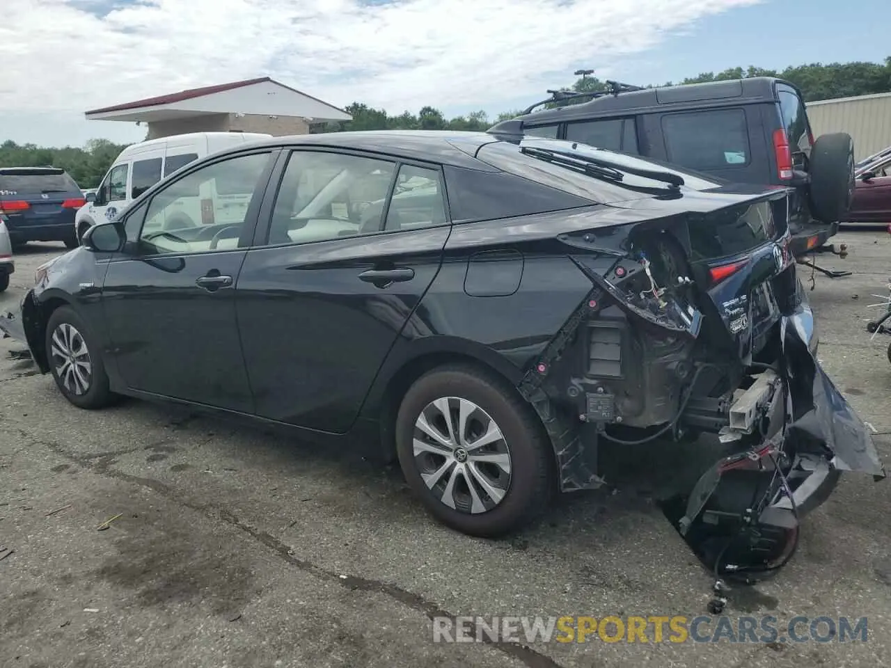2 Photograph of a damaged car JTDL9MFU4M3028442 TOYOTA PRIUS 2021