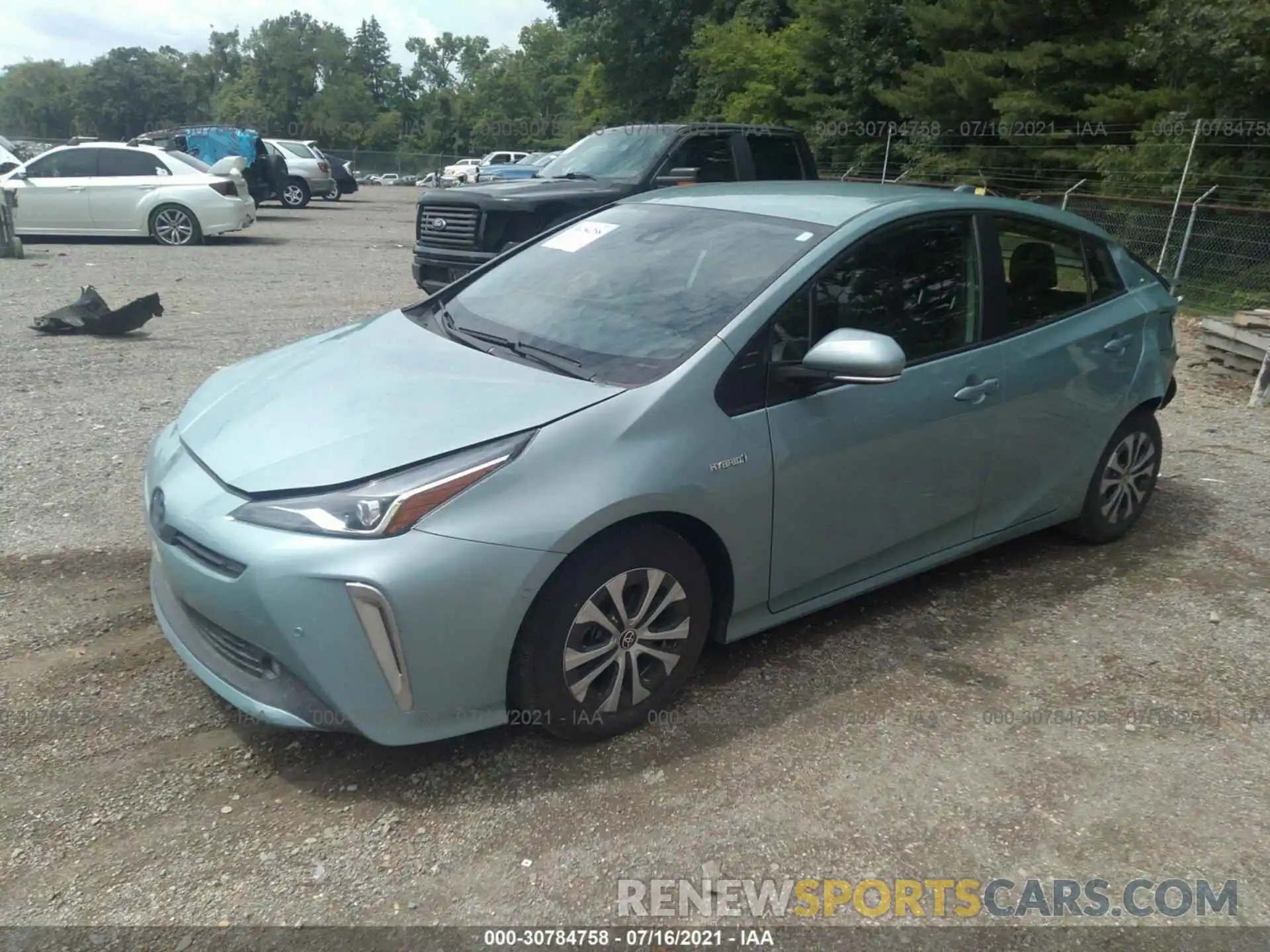 2 Photograph of a damaged car JTDL9MFU5M3025260 TOYOTA PRIUS 2021