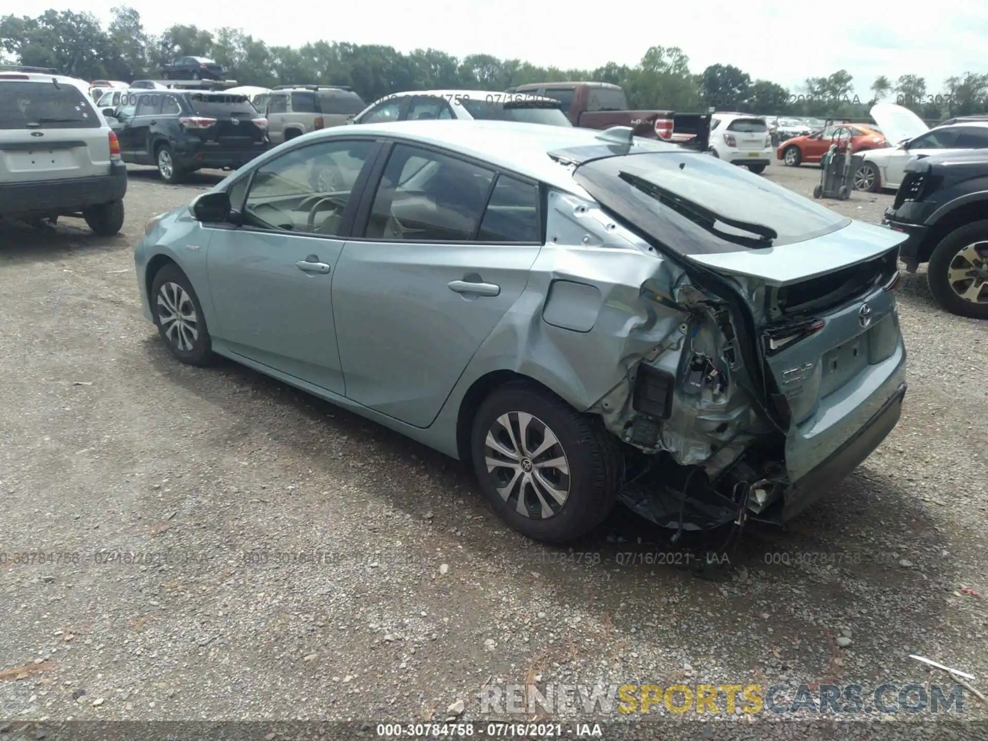 3 Photograph of a damaged car JTDL9MFU5M3025260 TOYOTA PRIUS 2021