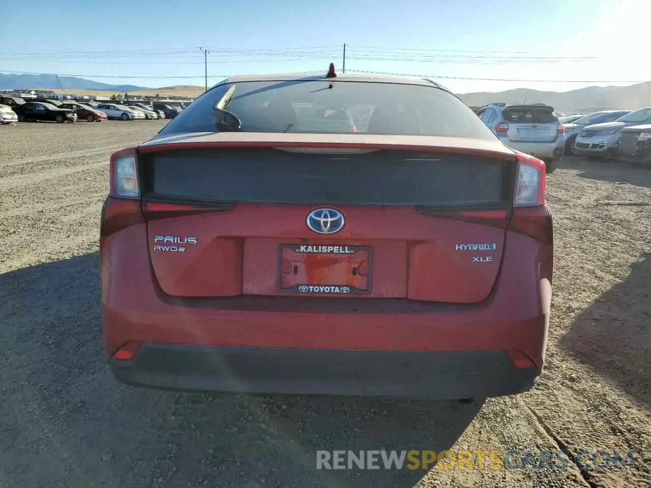 6 Photograph of a damaged car JTDL9MFU5M3029325 TOYOTA PRIUS 2021