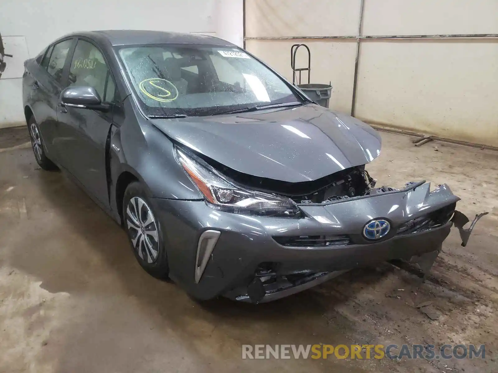 1 Photograph of a damaged car JTDL9MFU7M3024059 TOYOTA PRIUS 2021