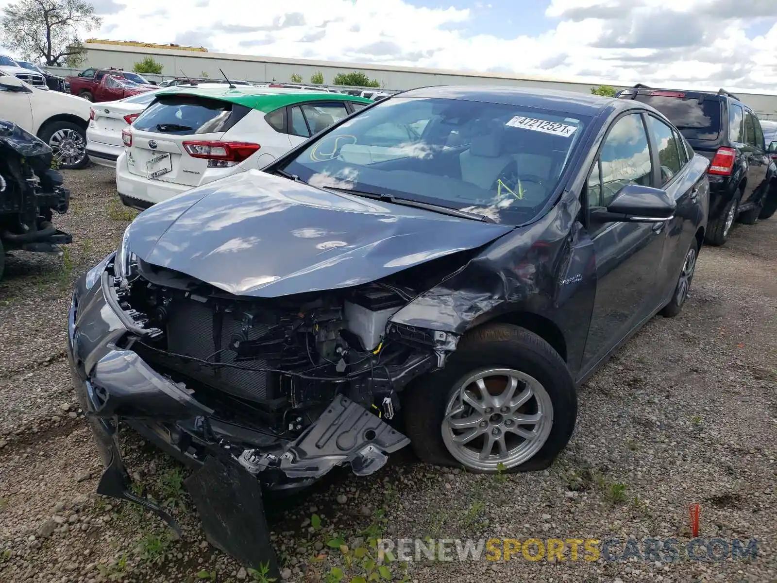 2 Photograph of a damaged car JTDL9MFU7M3024059 TOYOTA PRIUS 2021