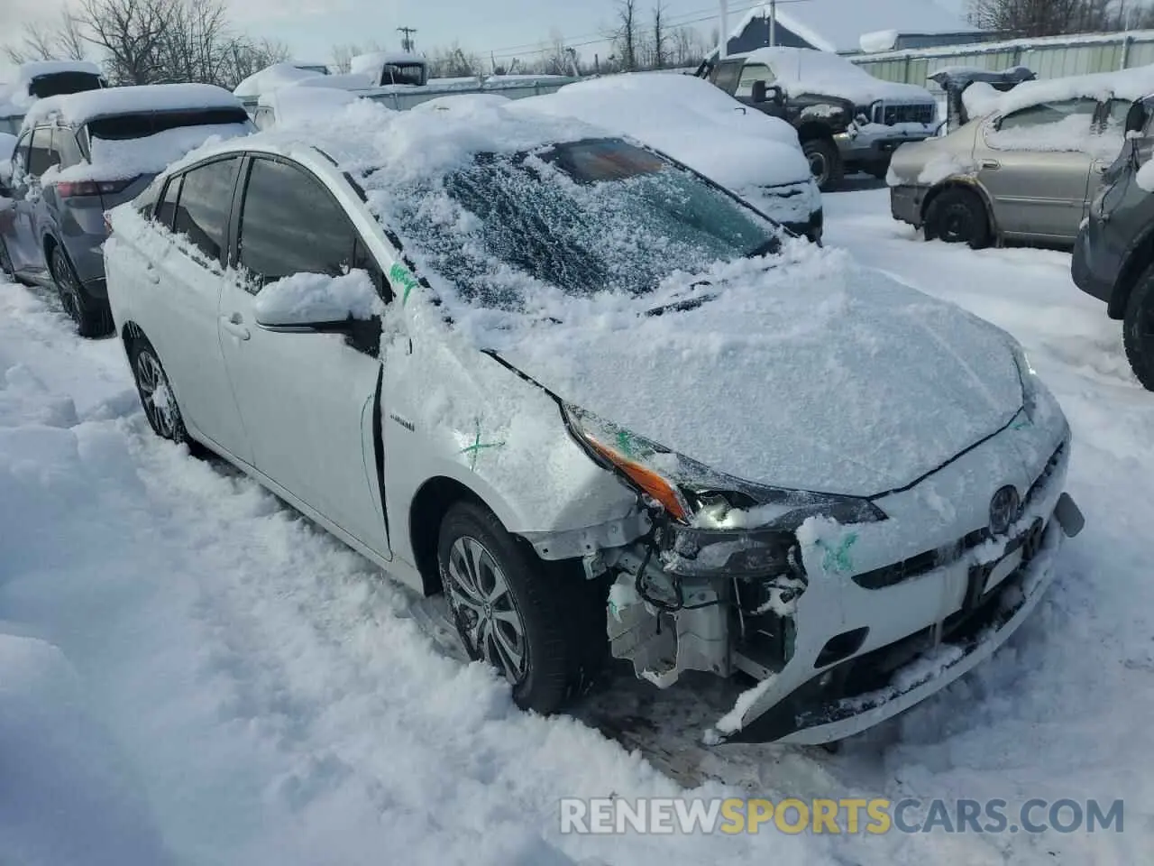 4 Photograph of a damaged car JTDL9MFU8M3027729 TOYOTA PRIUS 2021