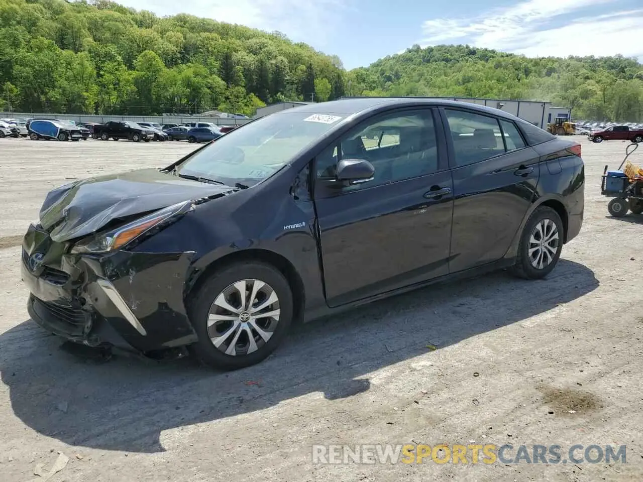 1 Photograph of a damaged car JTDL9MFU8M3029870 TOYOTA PRIUS 2021