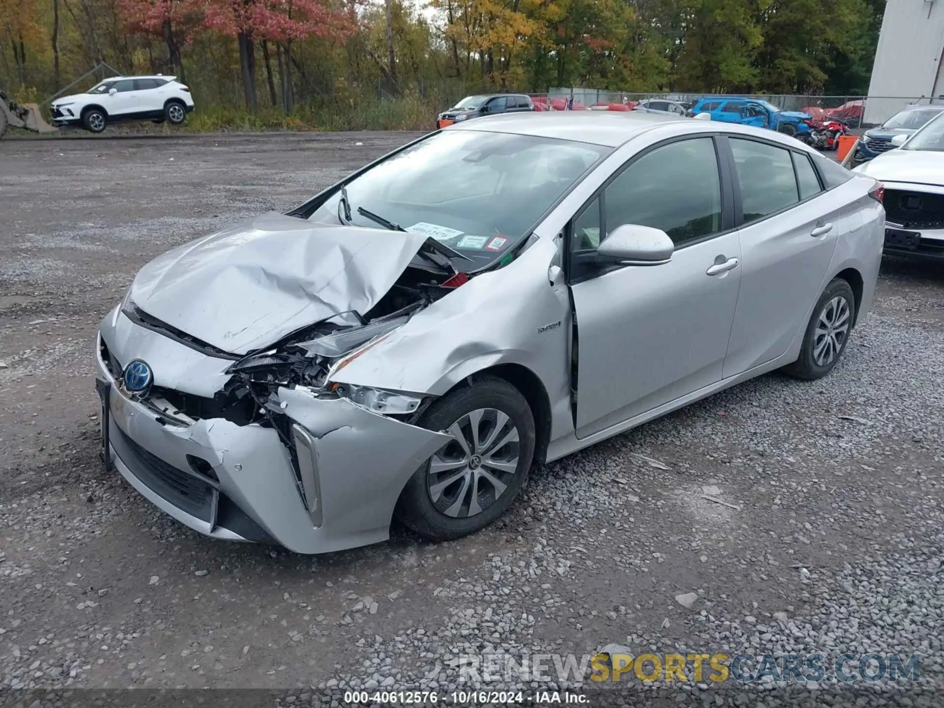 2 Photograph of a damaged car JTDL9MFU9M3023981 TOYOTA PRIUS 2021