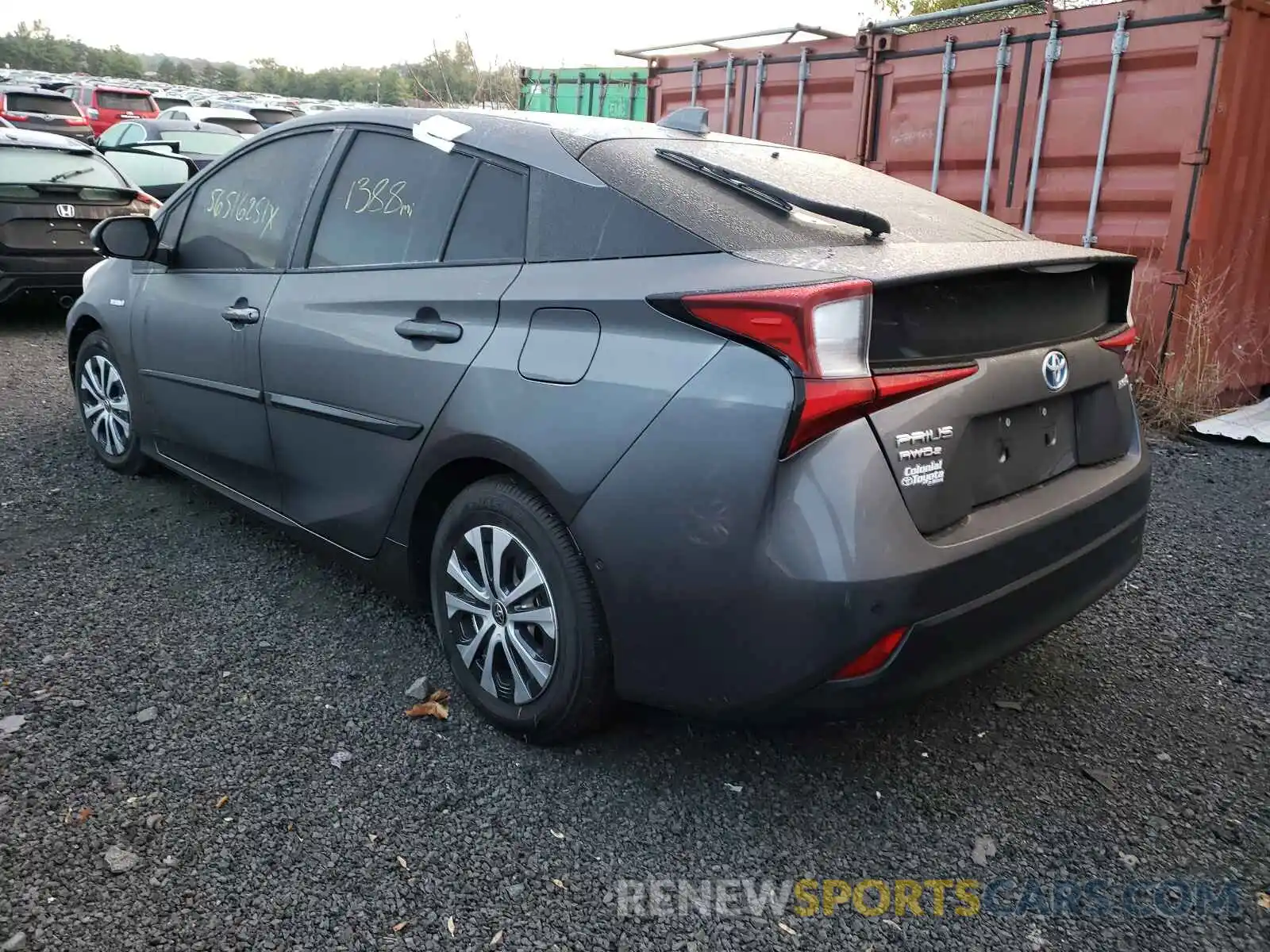 3 Photograph of a damaged car JTDL9MFUXM3023407 TOYOTA PRIUS 2021