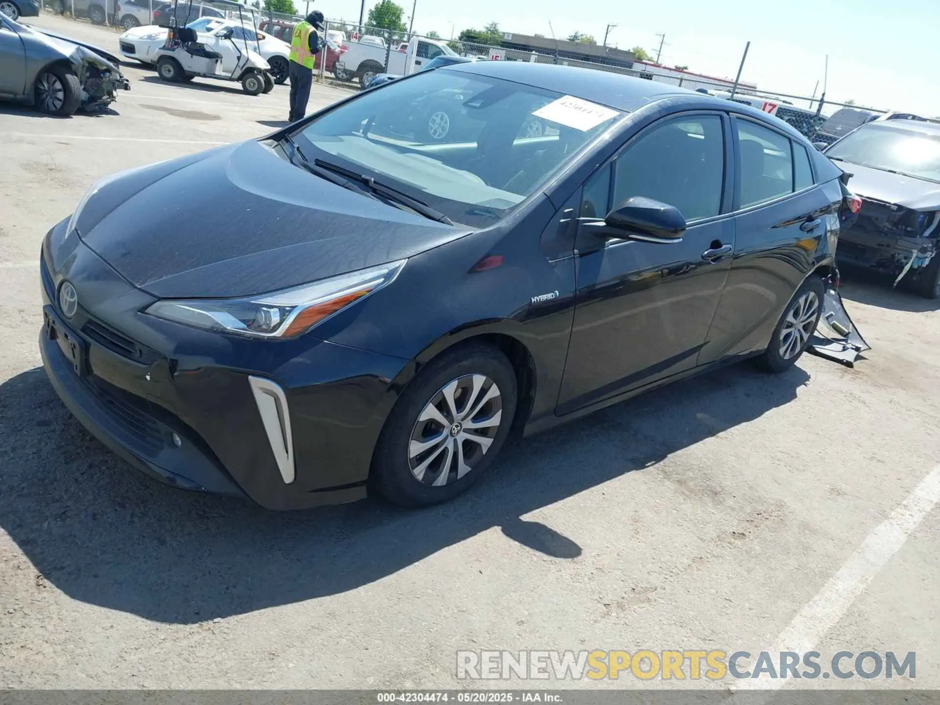 2 Photograph of a damaged car JTDL9MFUXM3024282 TOYOTA PRIUS 2021