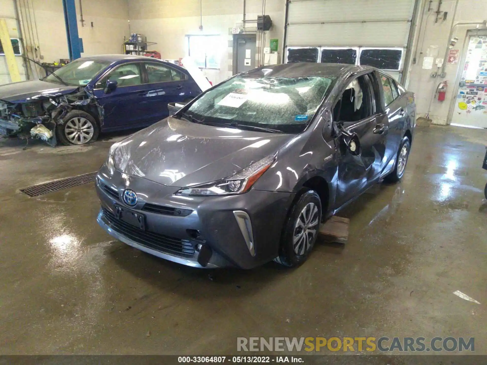 2 Photograph of a damaged car JTDL9MFUXM3024685 TOYOTA PRIUS 2021