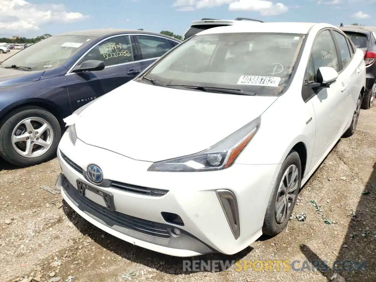 2 Photograph of a damaged car JTDL9MFUXM3026971 TOYOTA PRIUS 2021