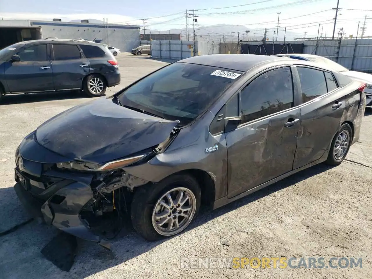 1 Photograph of a damaged car JTDKAMFP0N3201193 TOYOTA PRIUS 2022