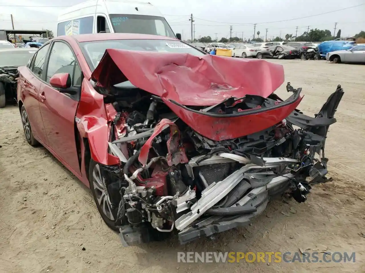 1 Photograph of a damaged car JTDKAMFP0N3204000 TOYOTA PRIUS 2022