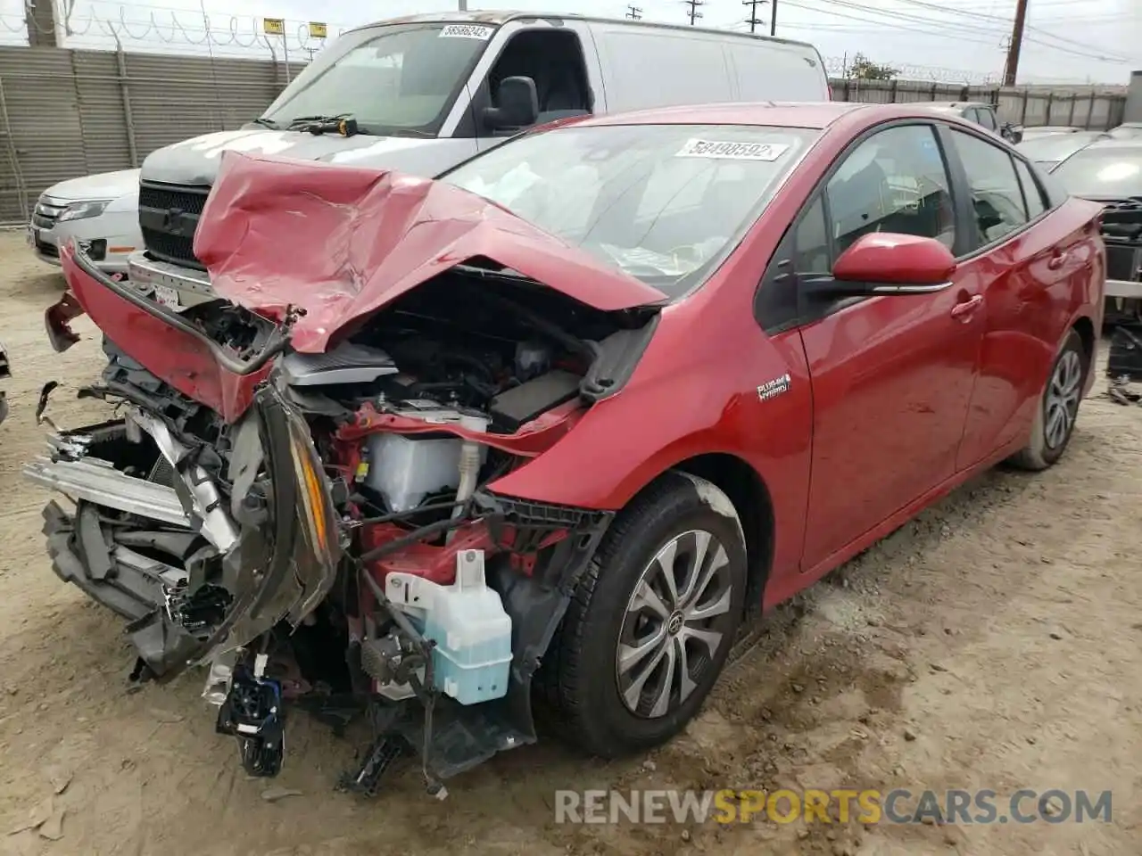 2 Photograph of a damaged car JTDKAMFP0N3204000 TOYOTA PRIUS 2022