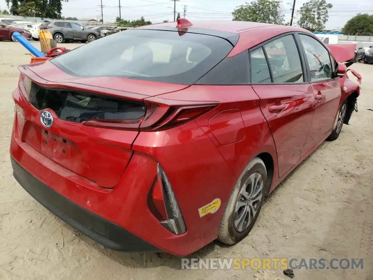 4 Photograph of a damaged car JTDKAMFP0N3204000 TOYOTA PRIUS 2022