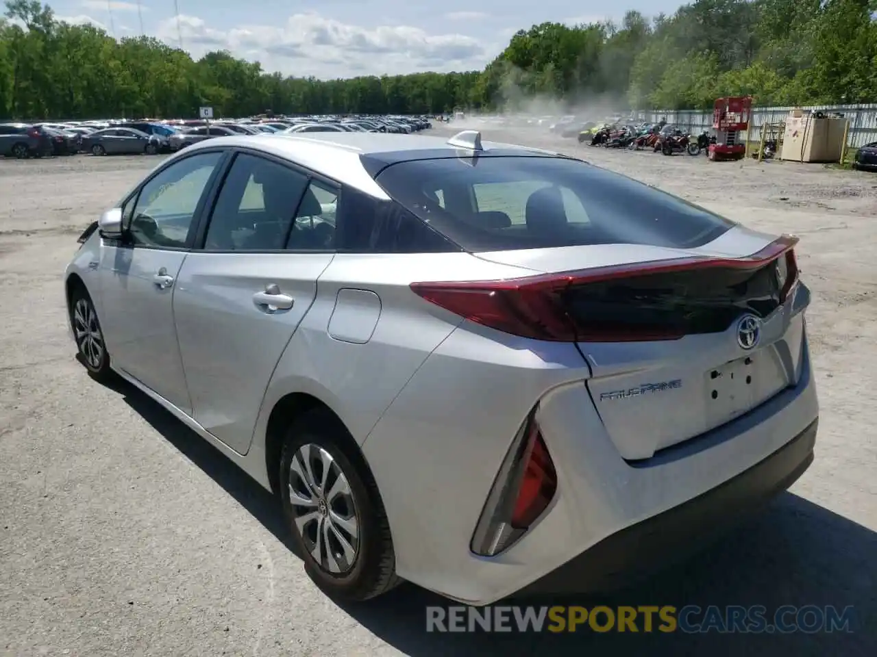 3 Photograph of a damaged car JTDKAMFP0N3204336 TOYOTA PRIUS 2022