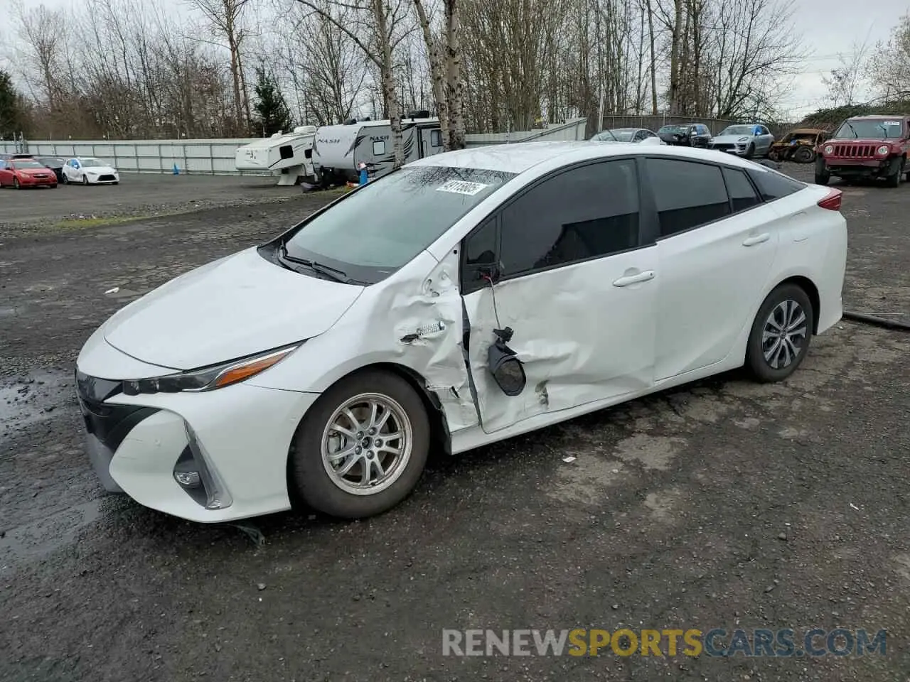 1 Photograph of a damaged car JTDKAMFP0N3205888 TOYOTA PRIUS 2022