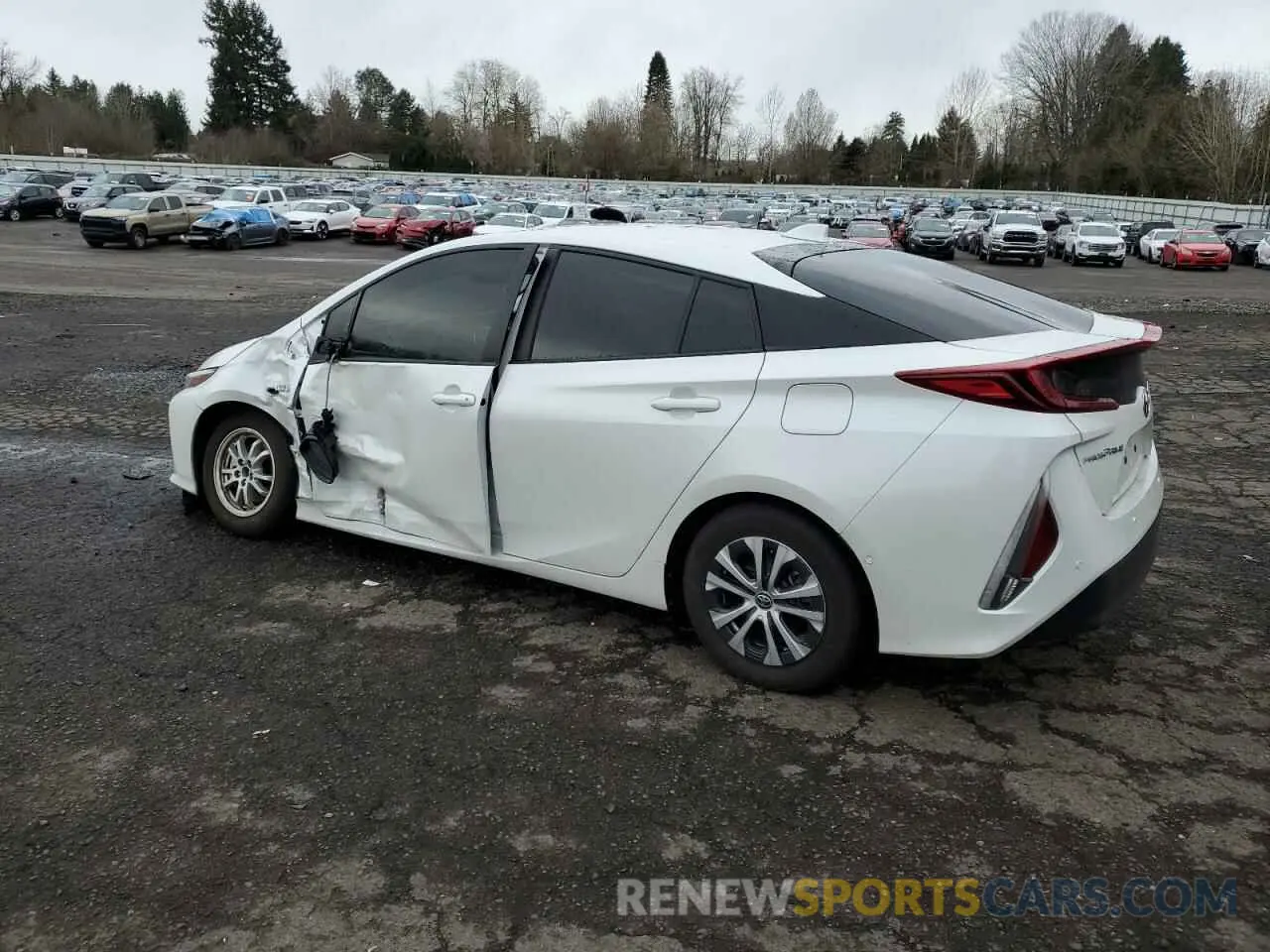 2 Photograph of a damaged car JTDKAMFP0N3205888 TOYOTA PRIUS 2022