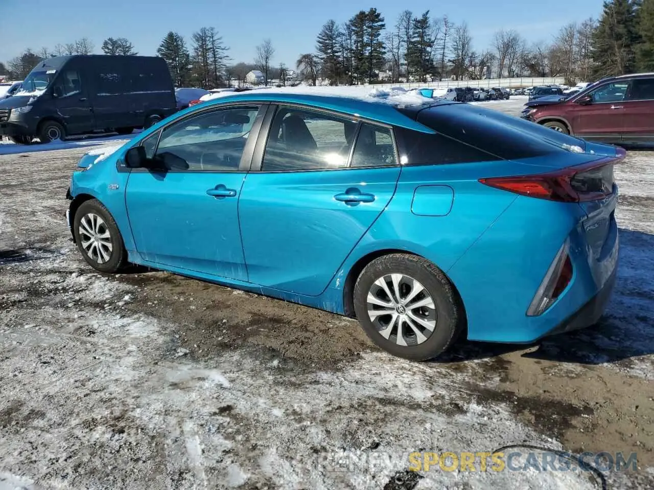 2 Photograph of a damaged car JTDKAMFP1N3197414 TOYOTA PRIUS 2022