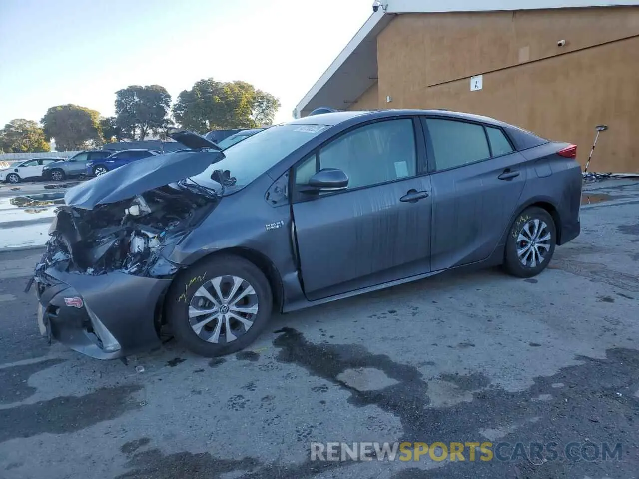 1 Photograph of a damaged car JTDKAMFP1N3197624 TOYOTA PRIUS 2022
