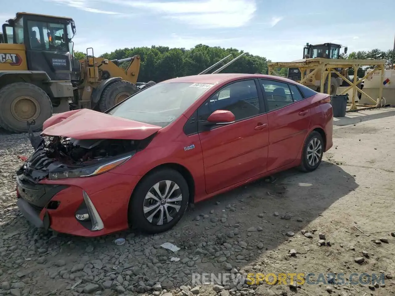1 Photograph of a damaged car JTDKAMFP1N3203633 TOYOTA PRIUS 2022