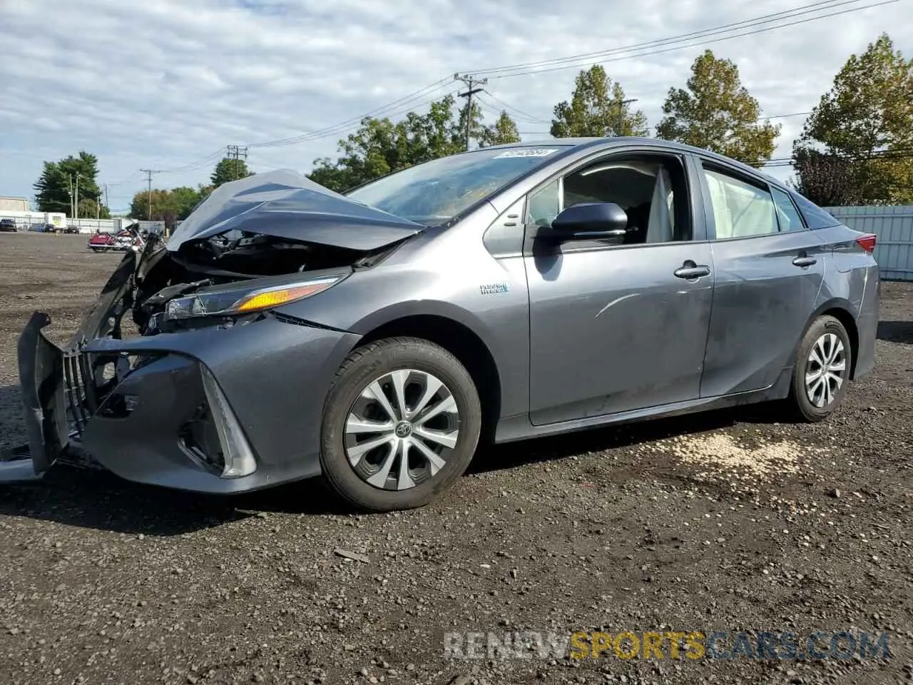 1 Photograph of a damaged car JTDKAMFP1N3205608 TOYOTA PRIUS 2022