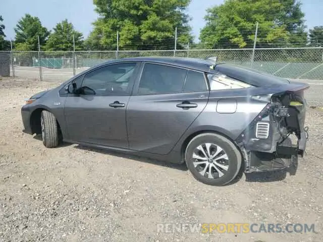 2 Photograph of a damaged car JTDKAMFP1N3227706 TOYOTA PRIUS 2022