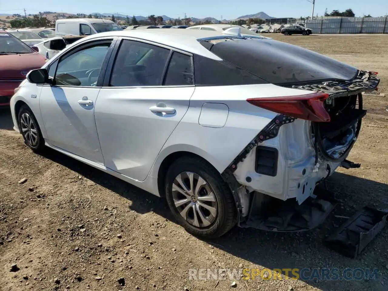 2 Photograph of a damaged car JTDKAMFP2N3202216 TOYOTA PRIUS 2022