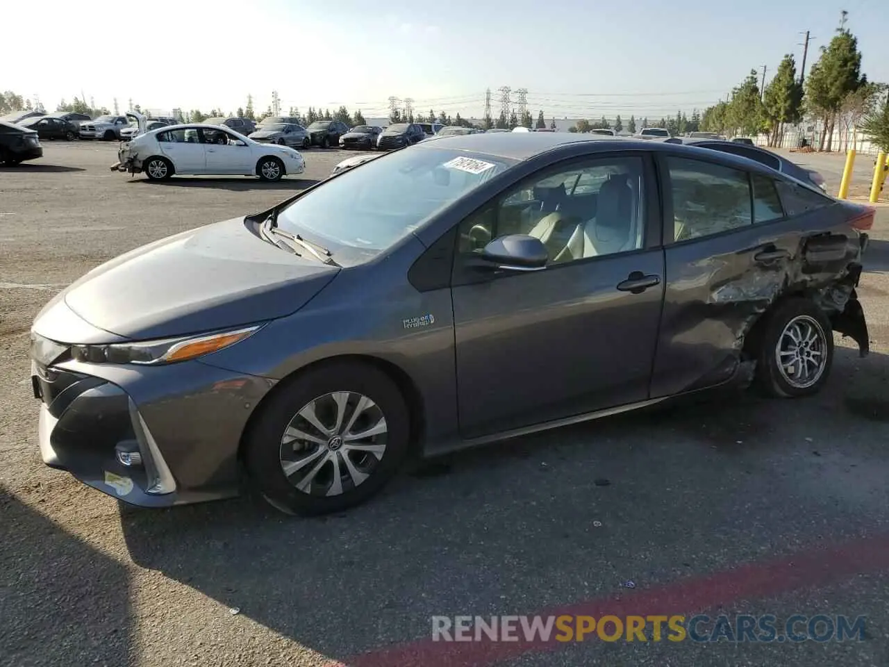 1 Photograph of a damaged car JTDKAMFP2N3209182 TOYOTA PRIUS 2022