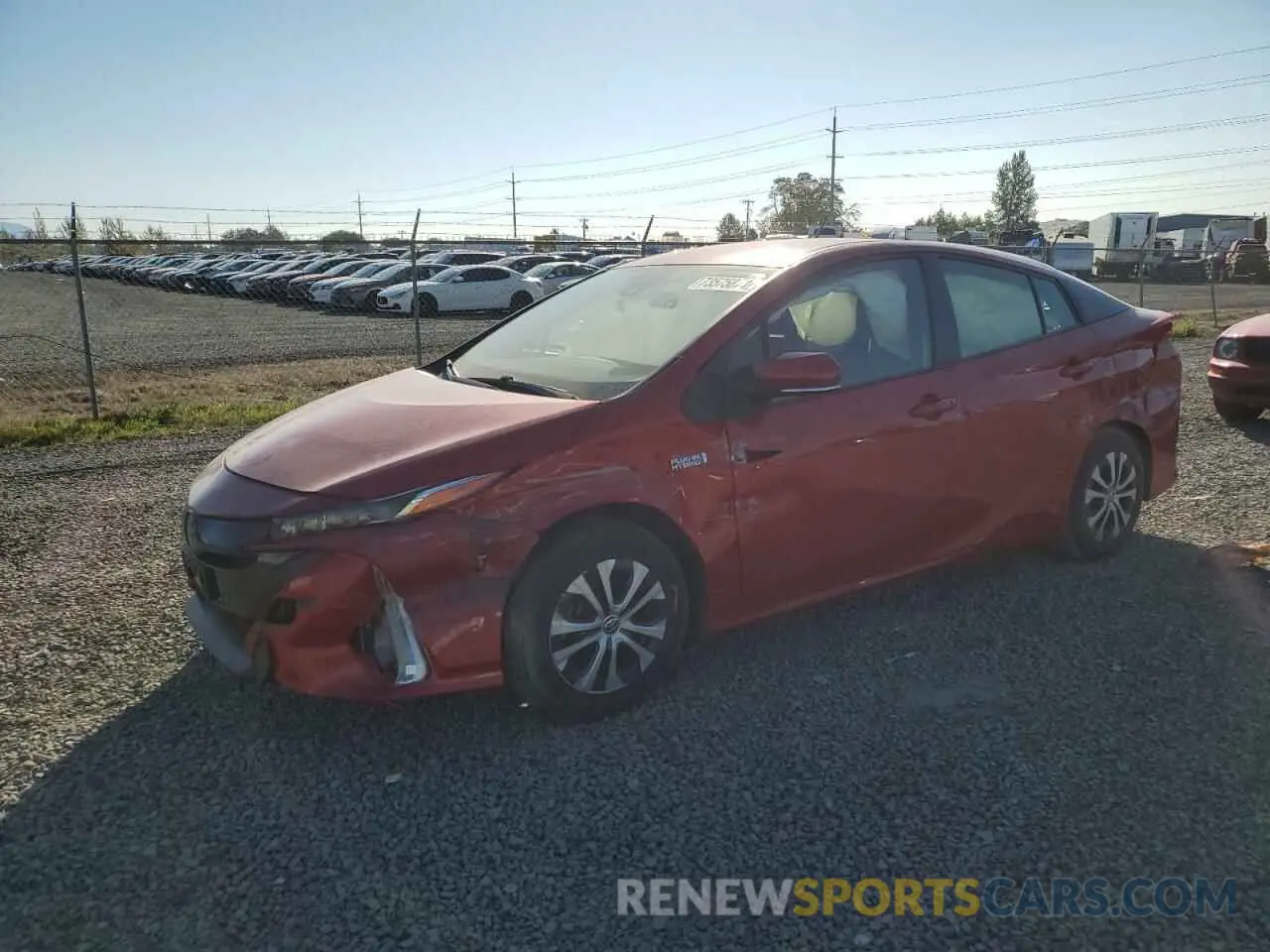 1 Photograph of a damaged car JTDKAMFP3N3203391 TOYOTA PRIUS 2022