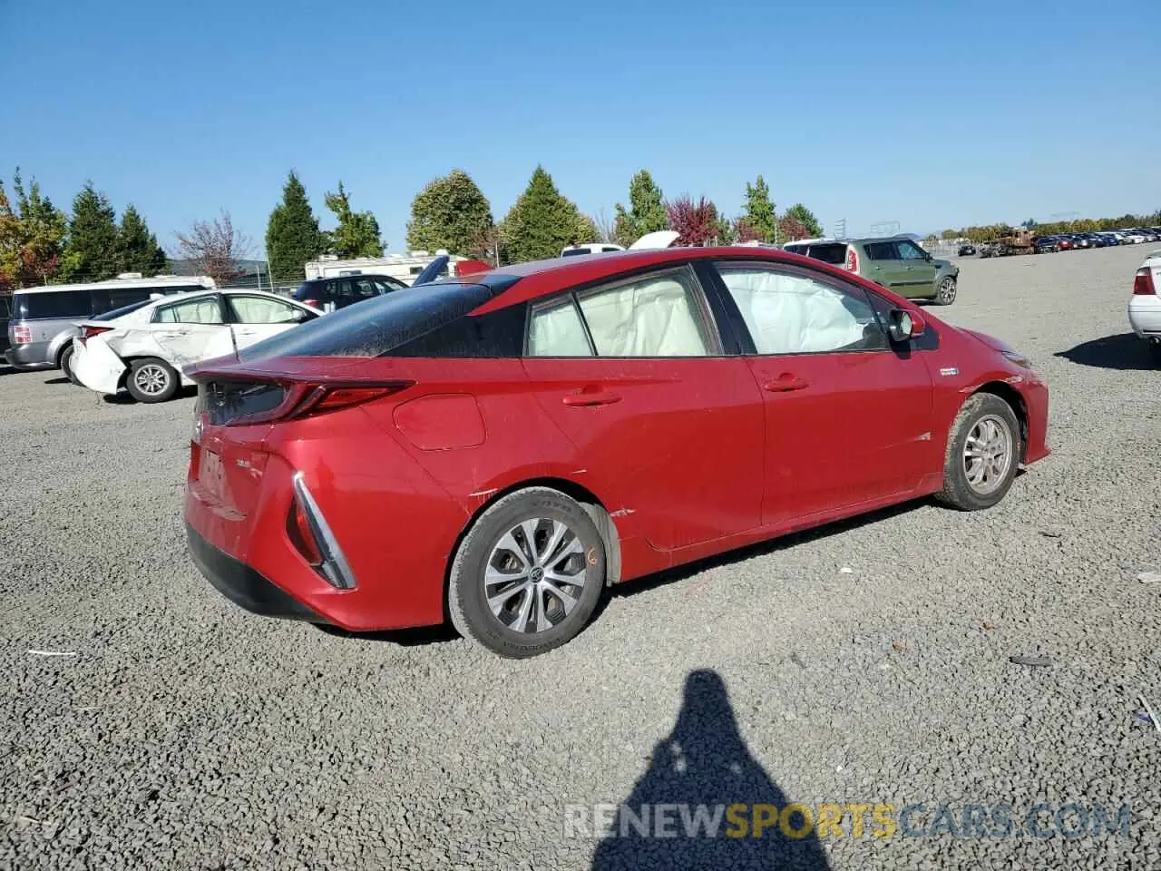 3 Photograph of a damaged car JTDKAMFP3N3203391 TOYOTA PRIUS 2022