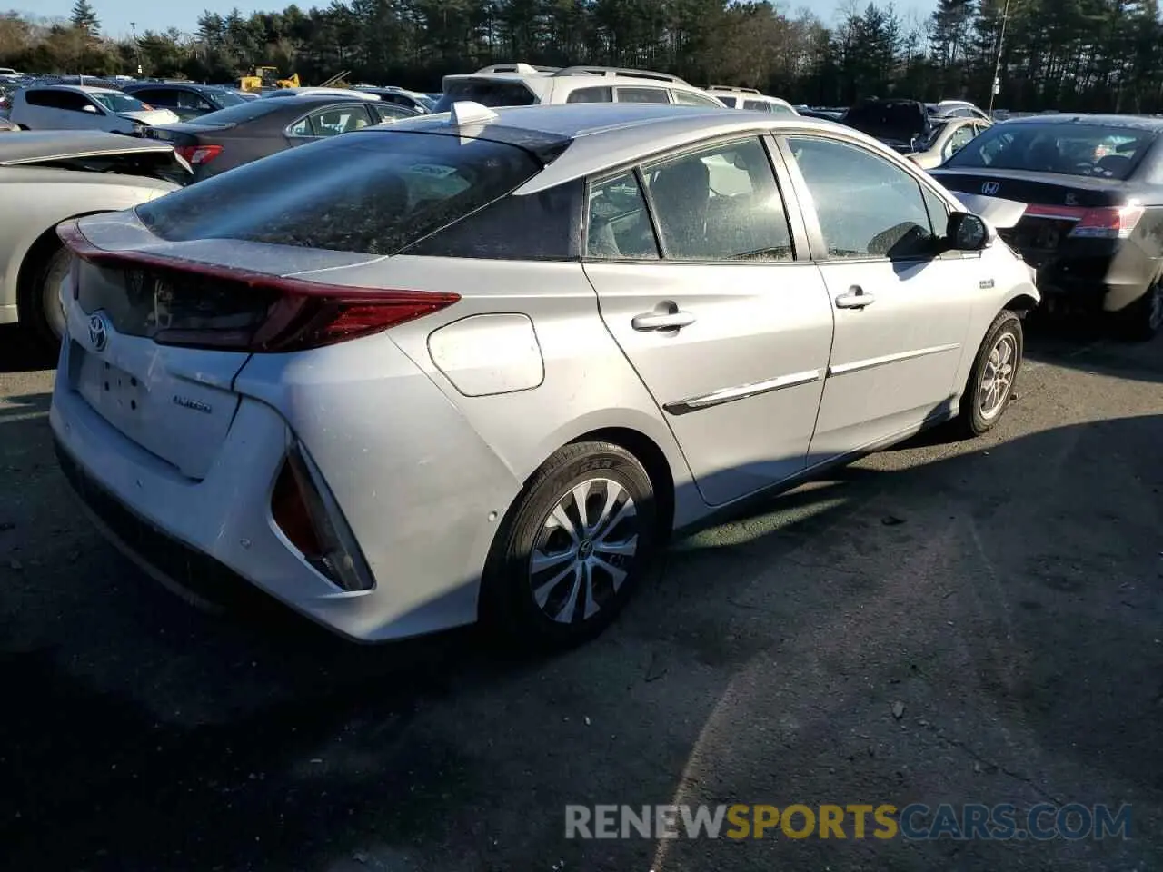 3 Photograph of a damaged car JTDKAMFP3N3204119 TOYOTA PRIUS 2022