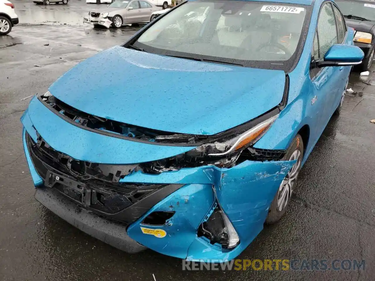 9 Photograph of a damaged car JTDKAMFP3N3205240 TOYOTA PRIUS 2022