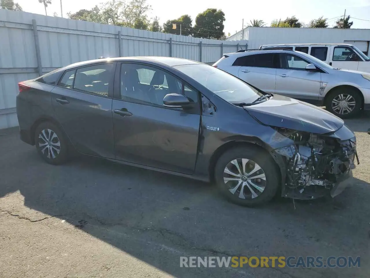 4 Photograph of a damaged car JTDKAMFP3N3206615 TOYOTA PRIUS 2022