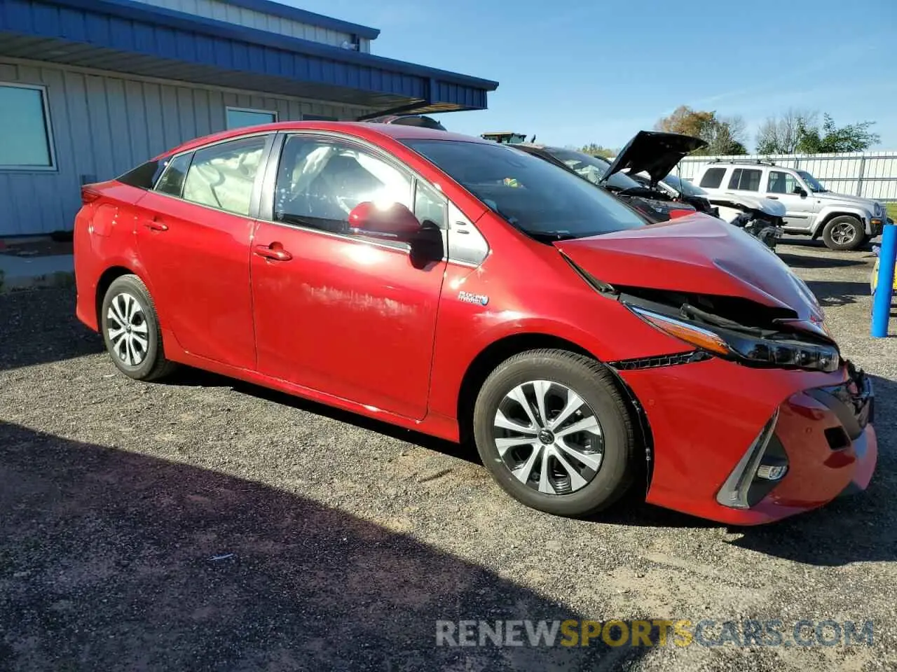 4 Photograph of a damaged car JTDKAMFP3N3227710 TOYOTA PRIUS 2022