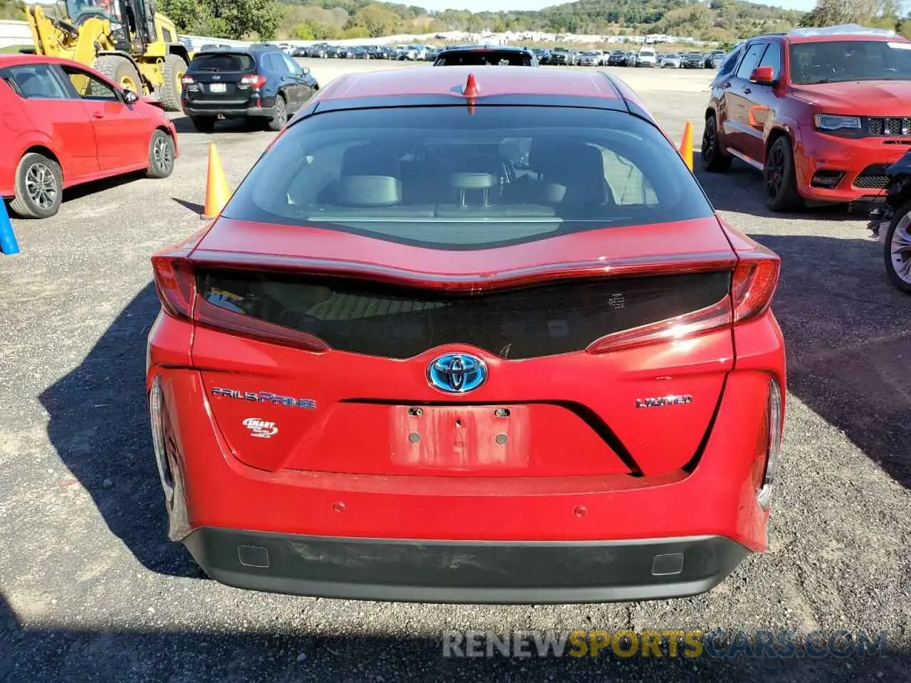6 Photograph of a damaged car JTDKAMFP3N3227710 TOYOTA PRIUS 2022