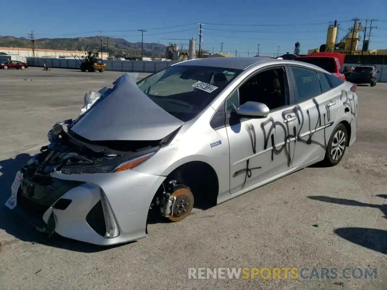 2 Photograph of a damaged car JTDKAMFP4N3197603 TOYOTA PRIUS 2022