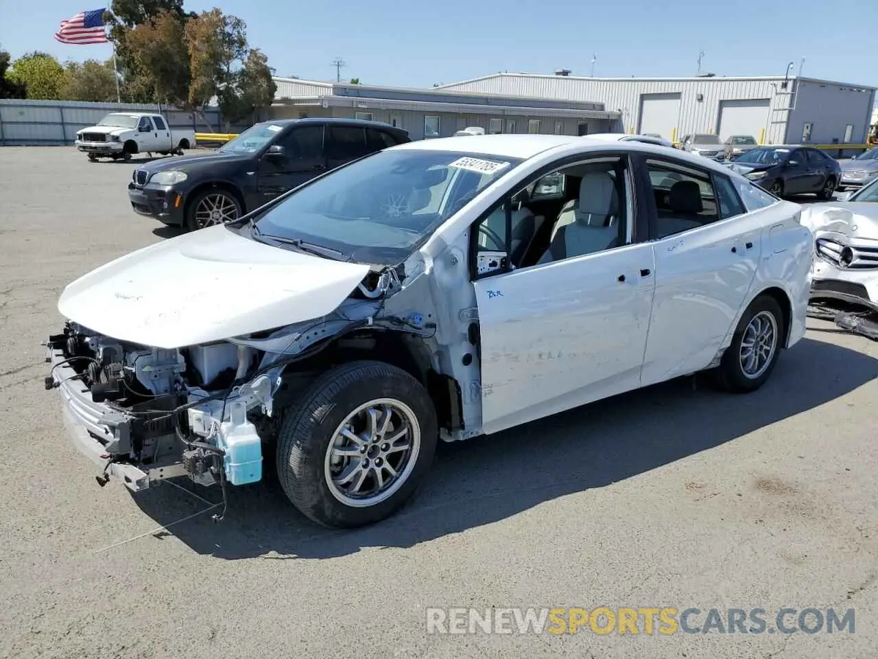 1 Photograph of a damaged car JTDKAMFP4N3210219 TOYOTA PRIUS 2022