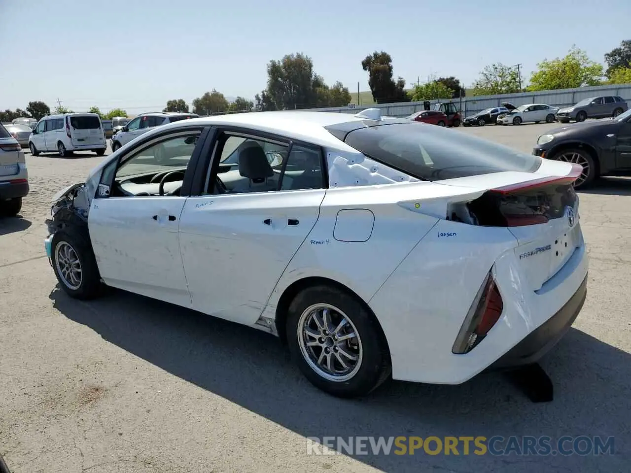 2 Photograph of a damaged car JTDKAMFP4N3210219 TOYOTA PRIUS 2022