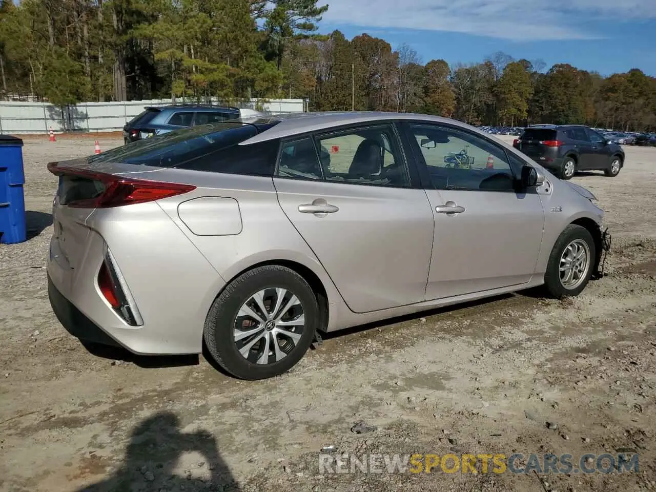 3 Photograph of a damaged car JTDKAMFP5N3197593 TOYOTA PRIUS 2022