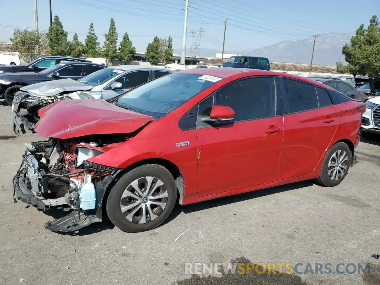 1 Photograph of a damaged car JTDKAMFP5N3200539 TOYOTA PRIUS 2022